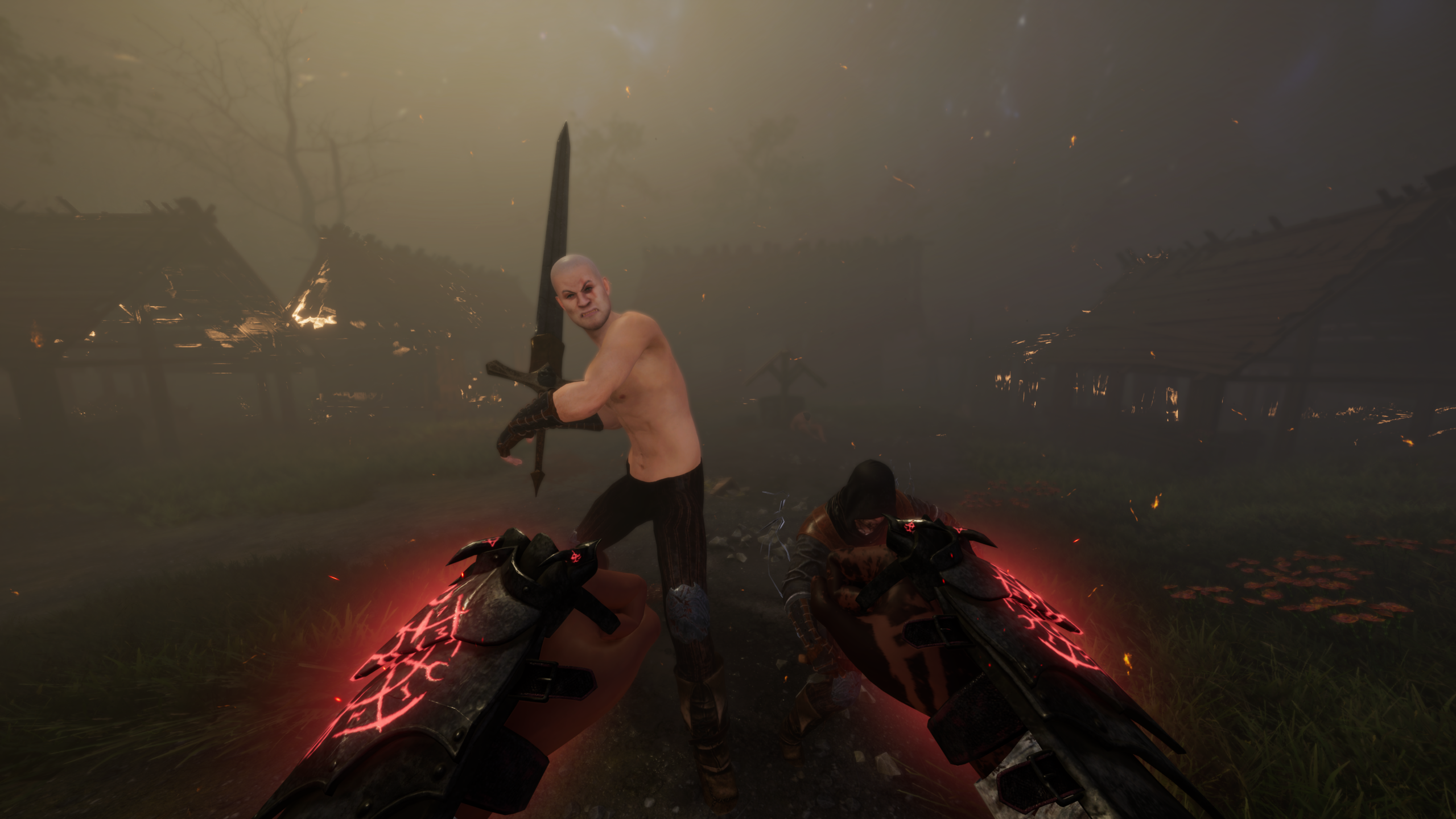 Official Tainted Grail screenshot showing the new Fistfighting Weapons from the Fists of Fury DLC.