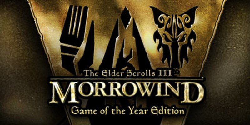 Official Steam storefront header art for The Elder Scrolls III: Morrowind.