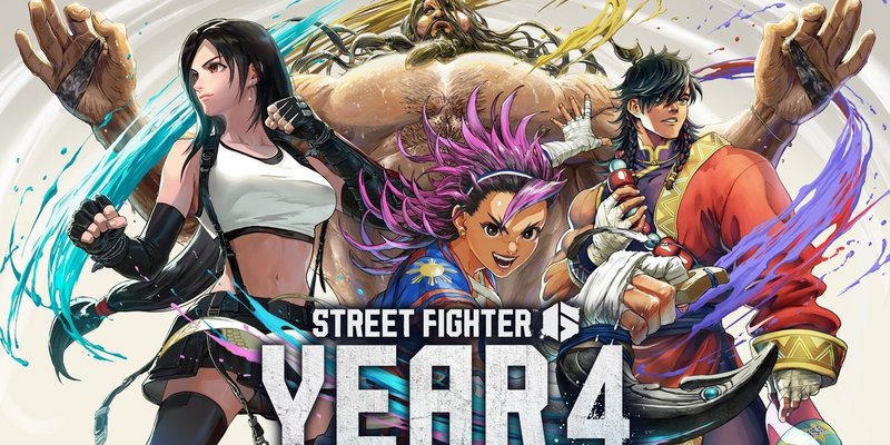 Official Street Fighter 6 Year 4 reveal trailer thumbnail featuring Tifa from Final Fantasy VII Remake.