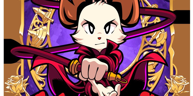 Official Mina the Hollower key art from Yacht Club Games showing Mina with gothic action-adventure imagery.