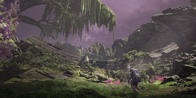Official Steam screenshot for The Alters: Last Variable showing the sci-fi survival base and hostile planet setting.