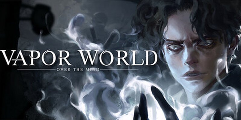 Steam header artwork for Vapor World: Over the Mind.