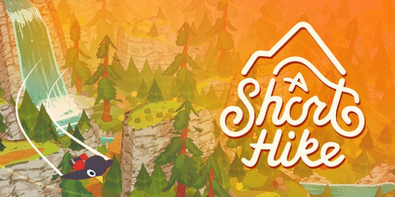 Official Steam header art for A Short Hike showing the colorful island adventure.