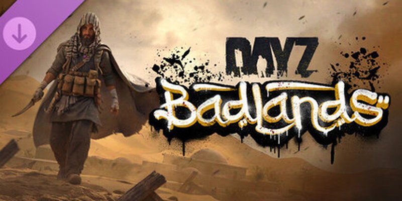 Official DayZ Badlands artwork from the Steam store page.