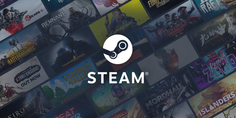 Official Steam storefront promotional image from Valve showing the Steam store interface.
