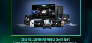 Xbox Full Screen Experience shown on a Windows gaming handheld.