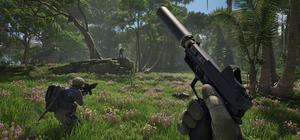 Official PUBG: Black Budget gameplay screenshot from Krafton's Steam media gallery.