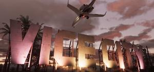 Official Rockstar Games screenshot of Vice City from Grand Theft Auto VI.